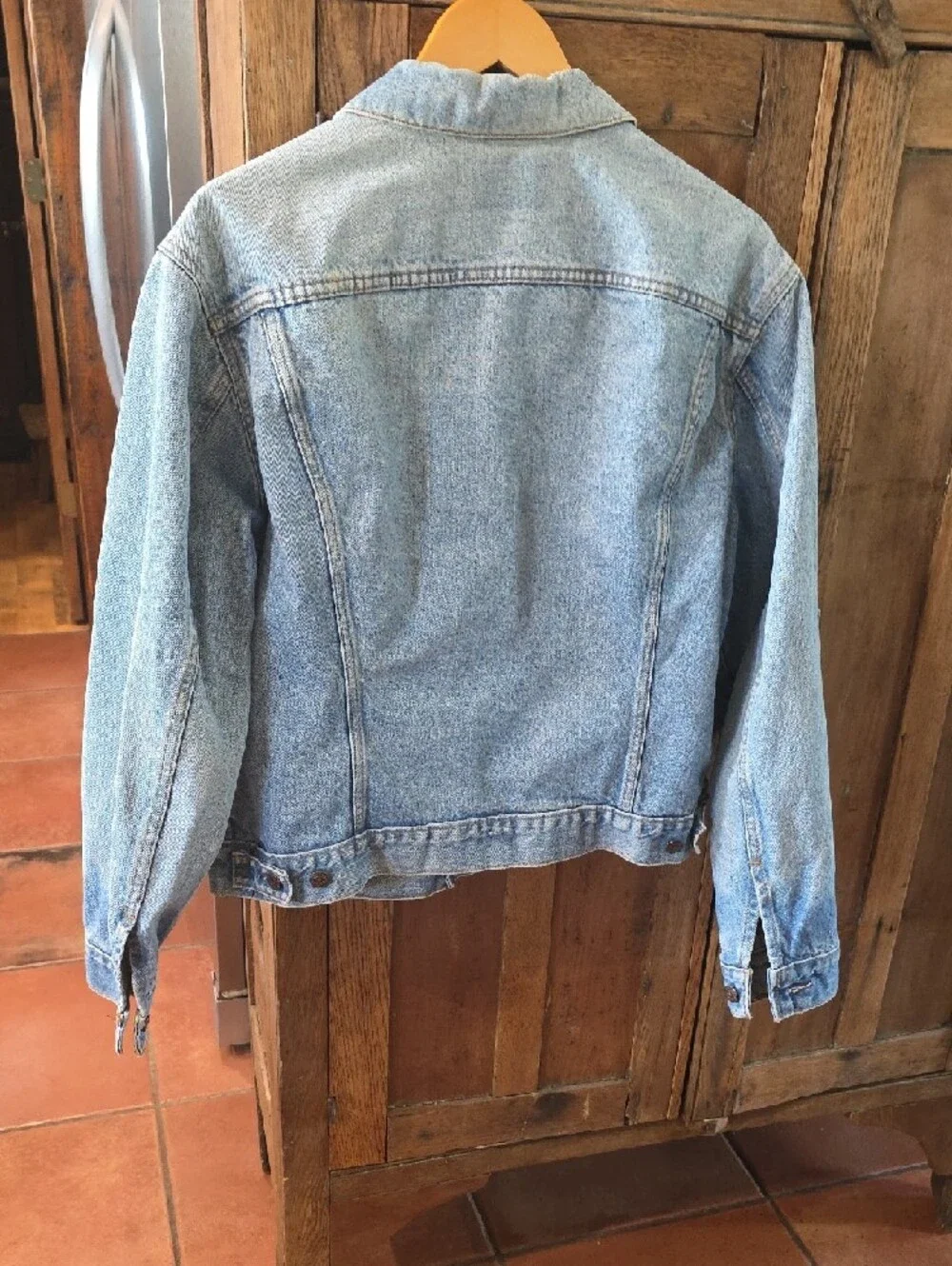 Vintage Light Blue Denim Jacket - Men XL - Picture 4 of 4